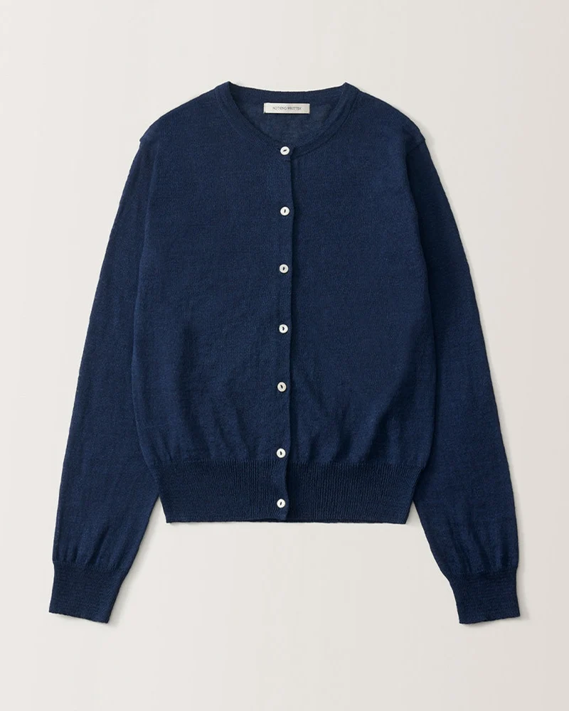 Nothing Written - Cardigan Rola - Marine