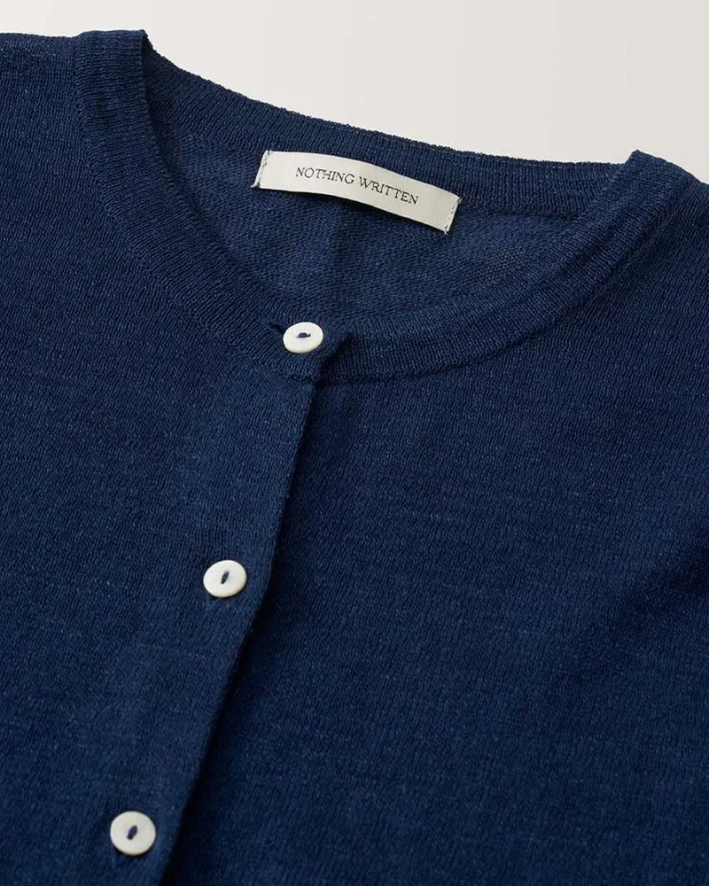 Nothing Written - Cardigan Rola - Marine