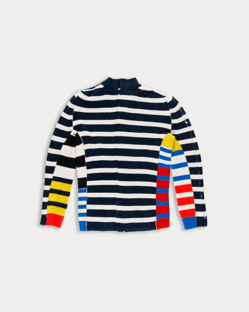 La Fetiche - Pull Mae - Marine & Ecru