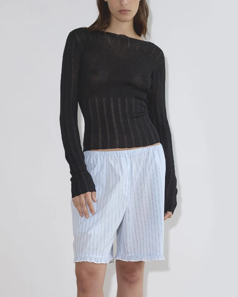 Deiji Studio - Top Open Work - Noir