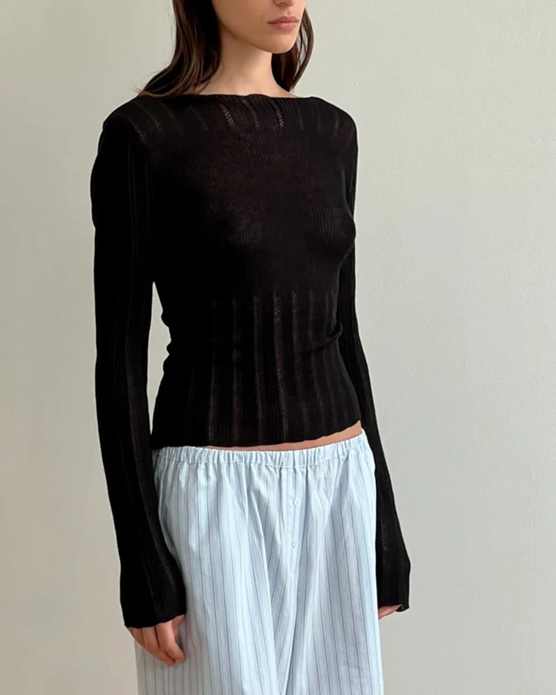 Deiji Studio - Top Open Work - Noir