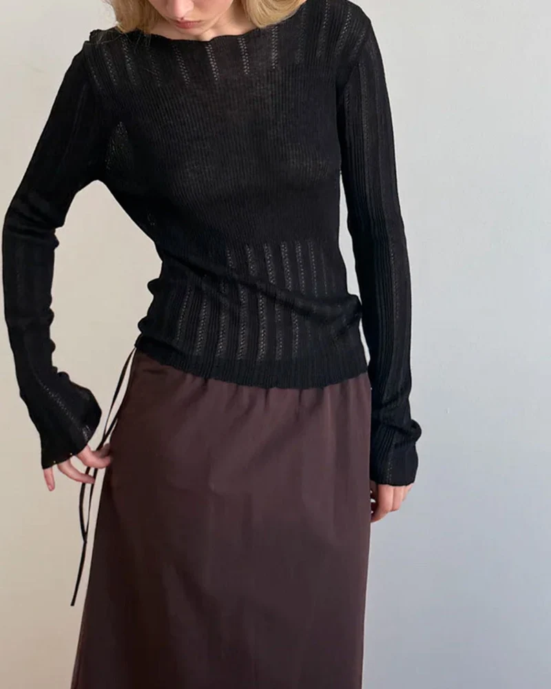 Deiji Studio - Top Open Work - Noir