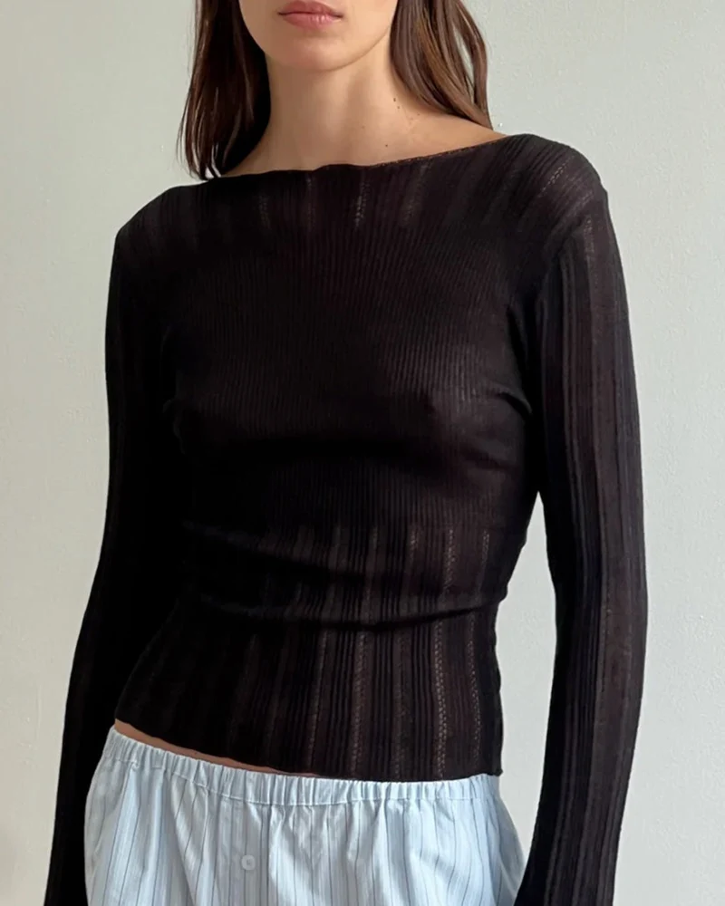 Deiji Studio - Top Open Work - Noir