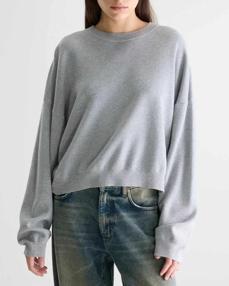 Bellerose - Pull À Col Rond Angum - Gris