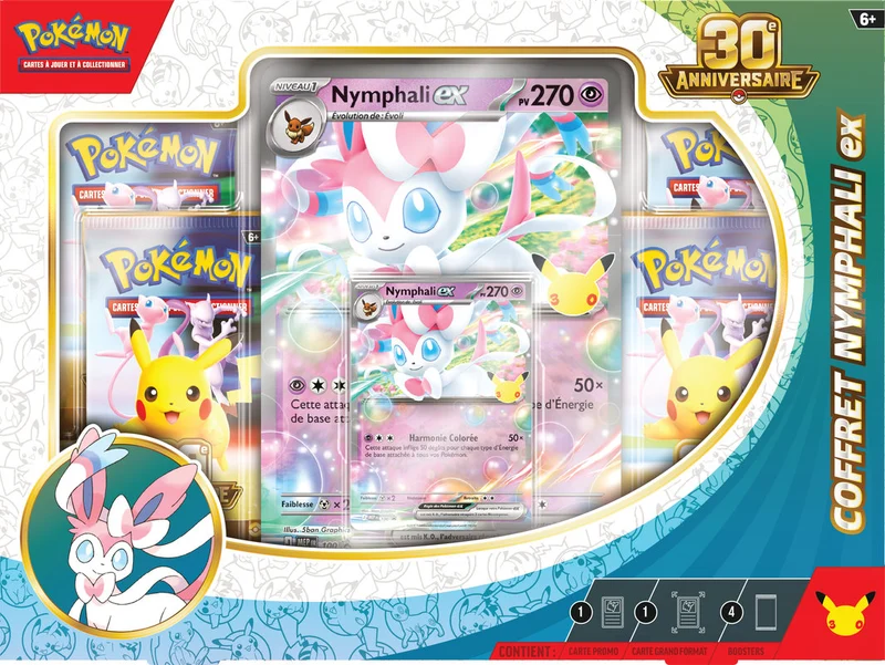 Pokémon 30e Anni. Coffret Amphinobi/Nymphali ex