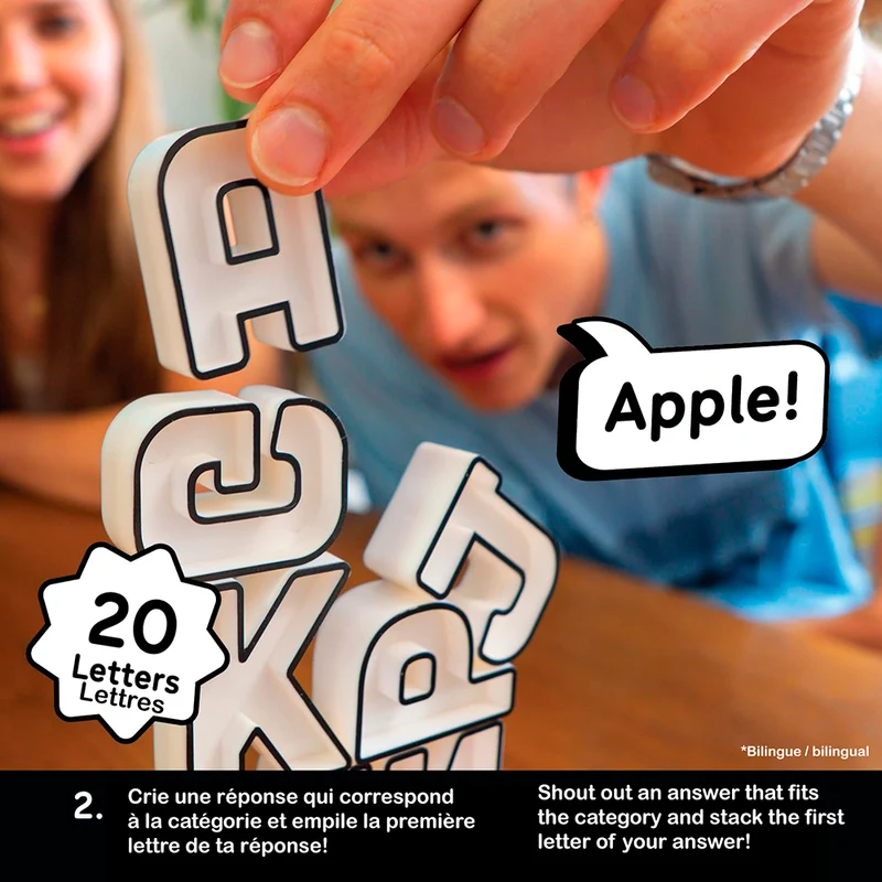 Jeu Stack It - Version bilingue