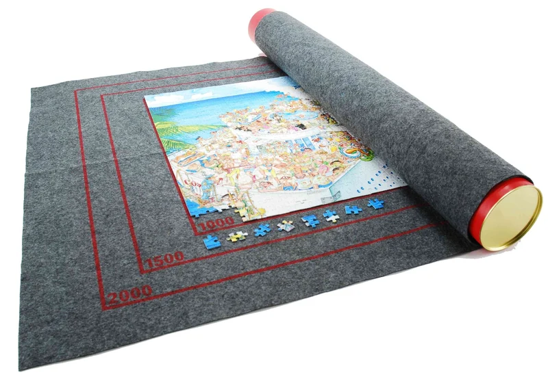 Tapis de puzzle roulable - 500 à 2000 pièces