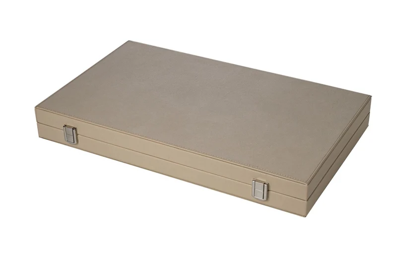 Backgammon style Cuir - GM - Beige