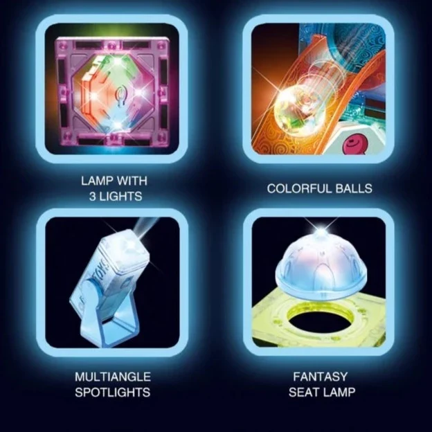 GlowingTiles : Blocs de construction magnétiques Lumineux