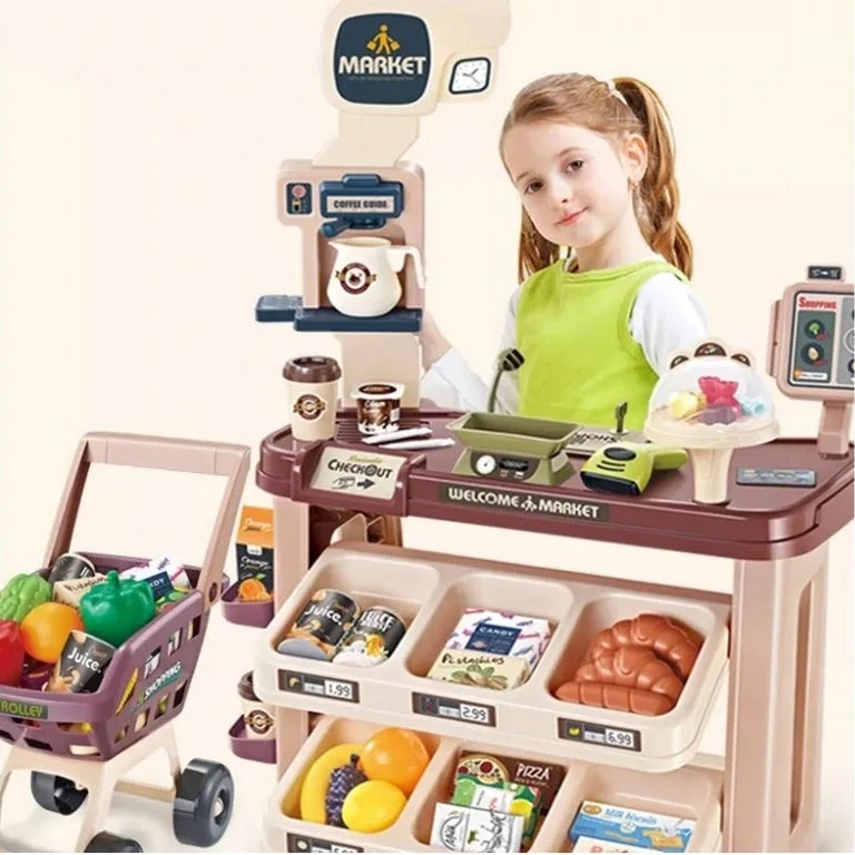 Kids SuperMarket : Supermarché et chariot pour enfant