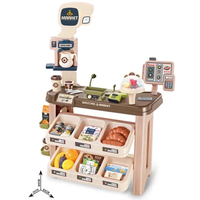 Kids SuperMarket : Supermarché et chariot pour enfant