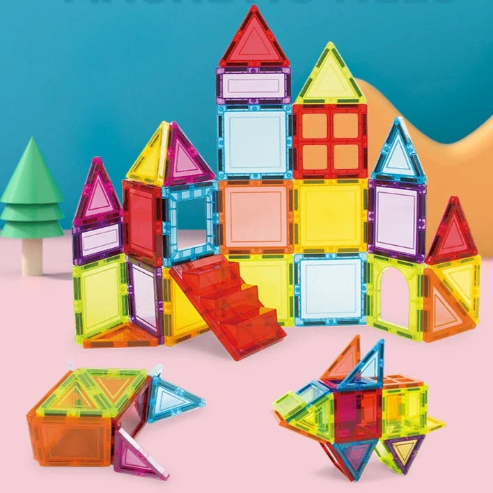 Magnetix™ : Ensemble de Tuiles Magnétiques