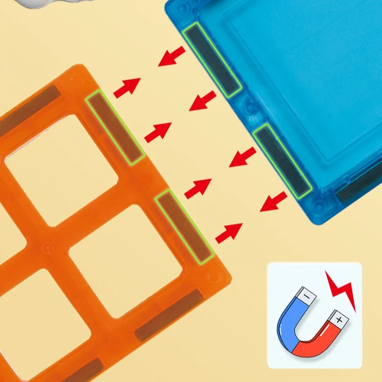 Magnetix™ : Ensemble de Tuiles Magnétiques