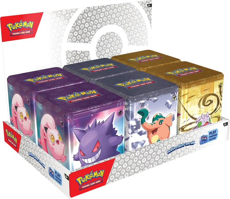 Pokemon Tin Cube 2024