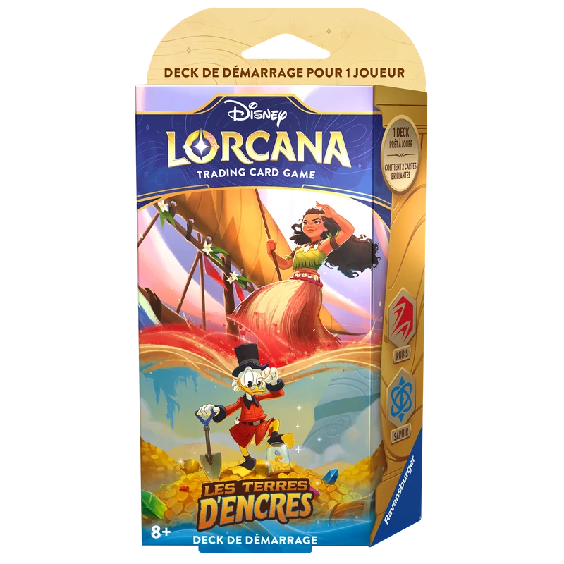 Lorcana Deck démarrage chapitre 3 Vaiana/Picsou