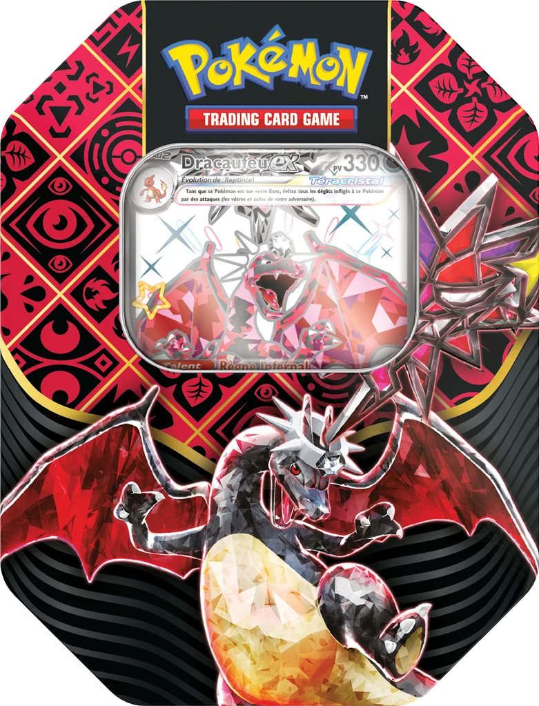 Pokemon EV4.5 Destinées de Paldea Dracaufeu EX Tétracristal