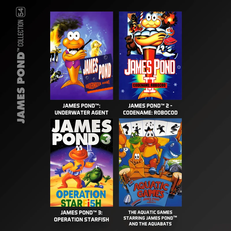 Blaze Evercade - James Pond Collection - Cartouche n°54