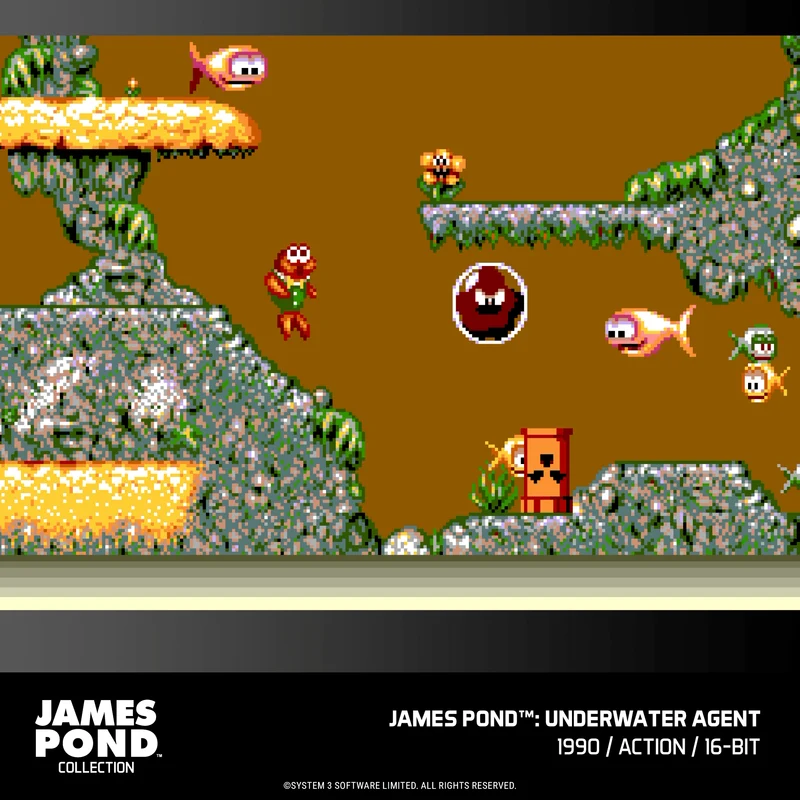 Blaze Evercade - James Pond Collection - Cartouche n°54