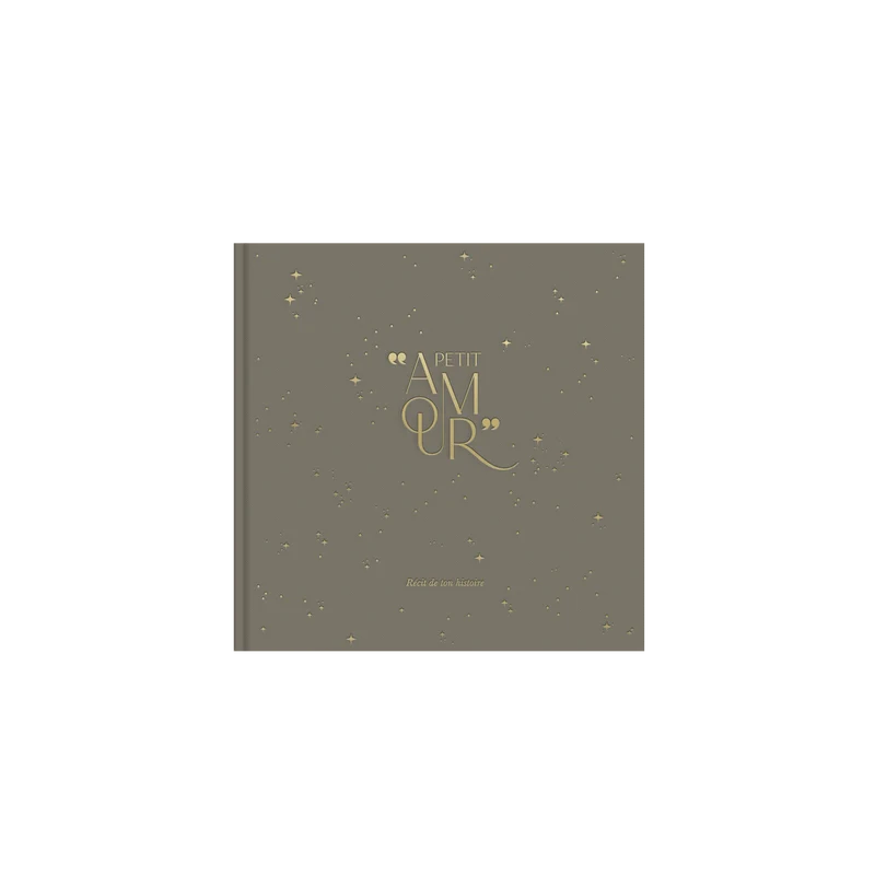 Livre de naissance - Beige - Petit amour Sauge