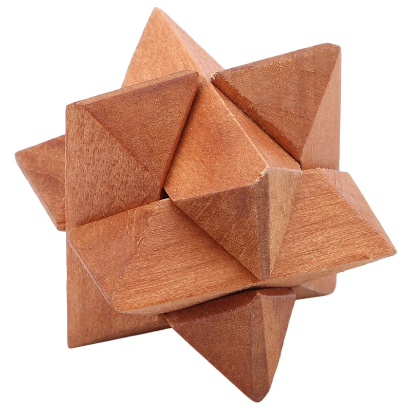 Coffret Casse-tête 6 pièces en Bois
