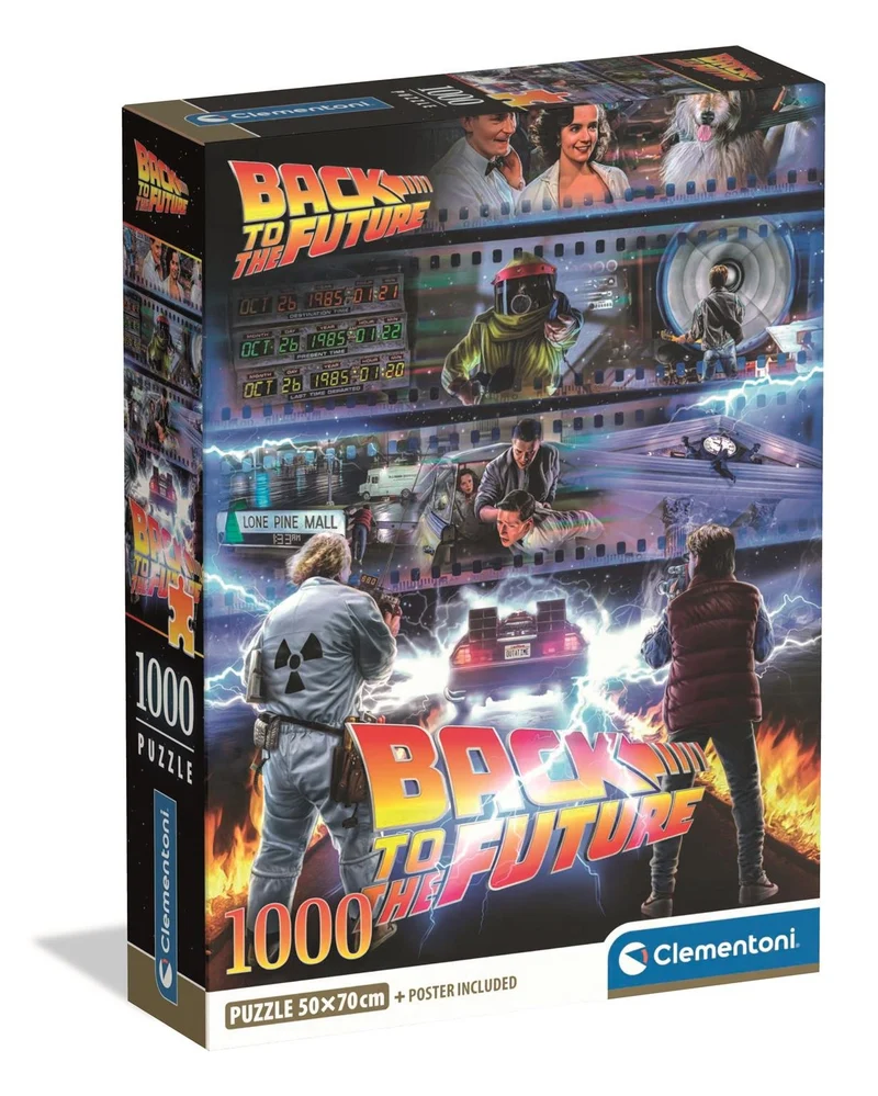 Puzzle Retour vers le futur Clementoni – 1 000 pièces