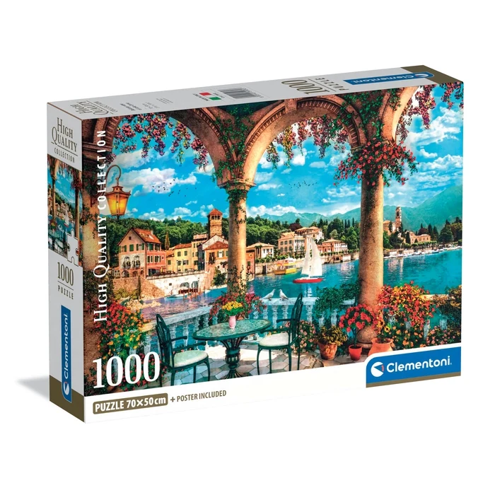 Balcony View Of Lake Como - 1000 pièces
