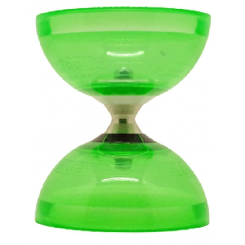 Diabolo Cyclone Quartz V2 à roulement JWS - Vert - MM