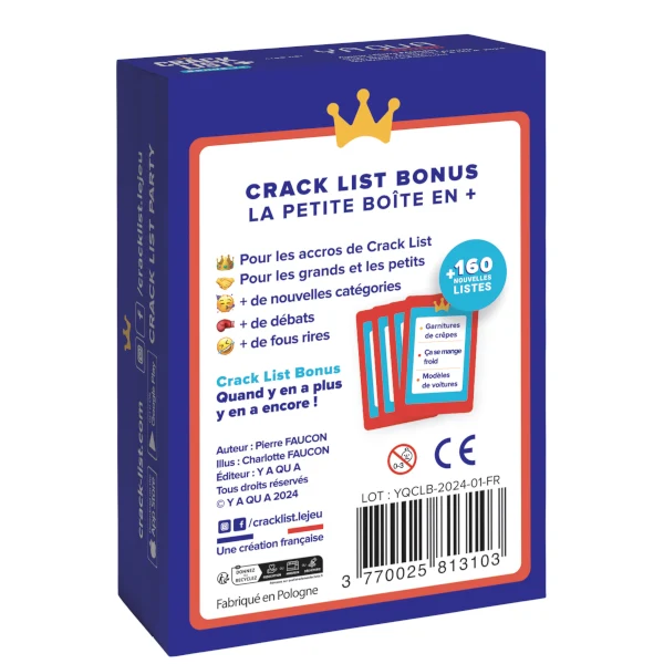 Crack List + Bonus #1 (Extension)