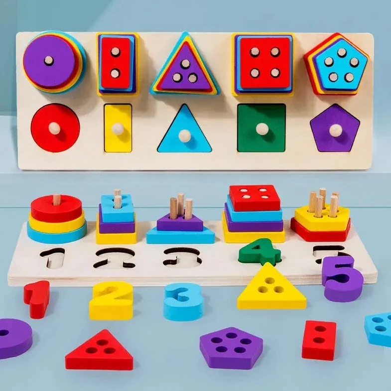 MultilShapeBoard : Planche de tri Multiforme Montessori