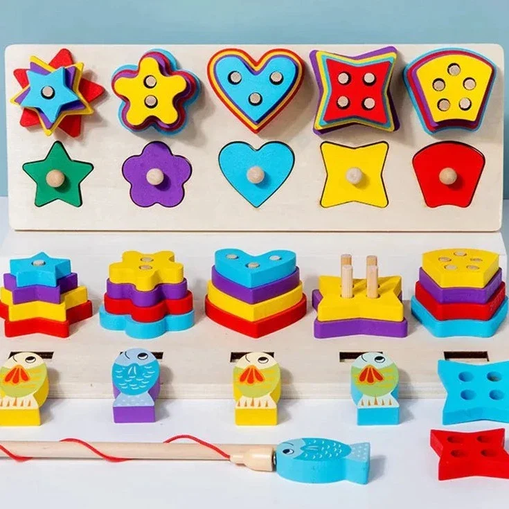 MultilShapeBoard : Planche de tri Multiforme Montessori