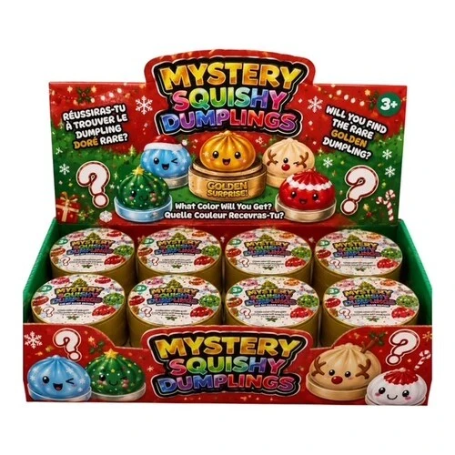 Dumpling Squishy de Noël