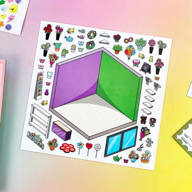 Tiny Town - Stickers & Stems
