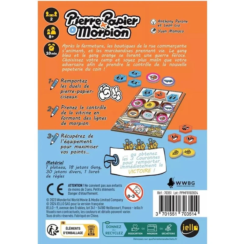 Pierre Papier Morpion