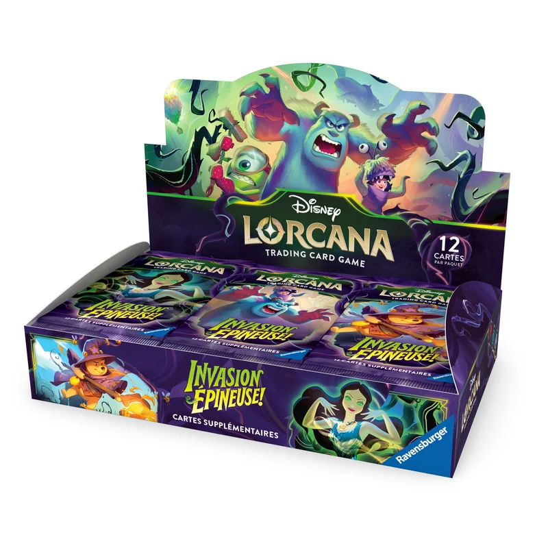 Disney Lorcana - Chapitre 13 - Display de 24 boosters Invasion Epineuse