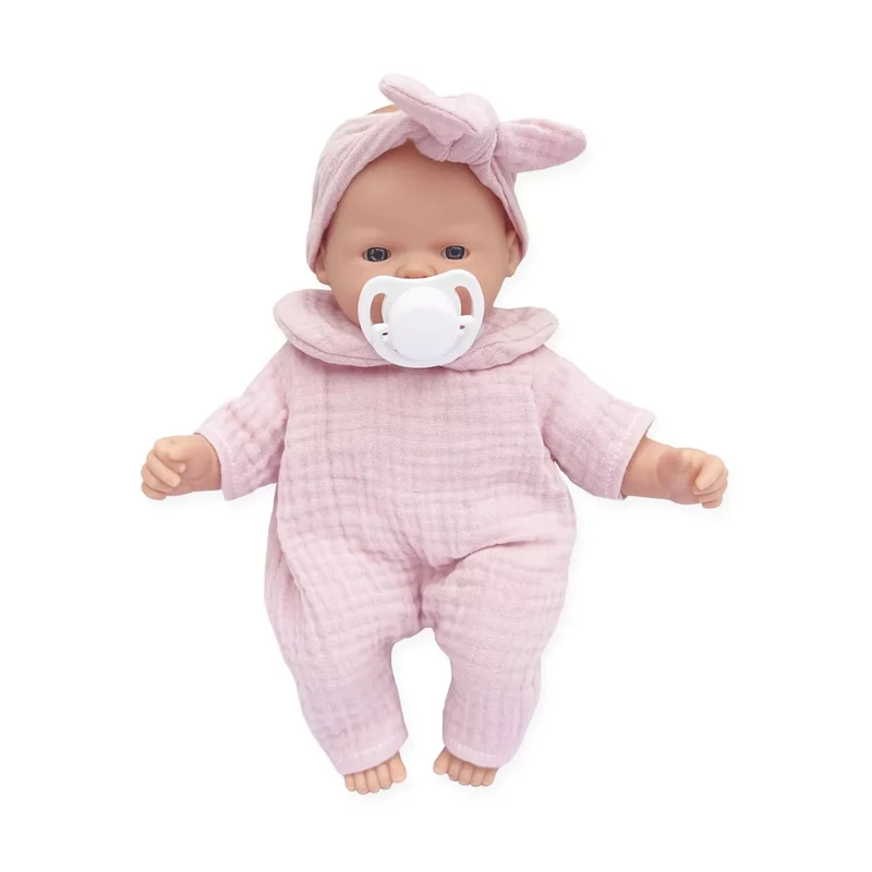 Petite poupée Nina 26 cm rose