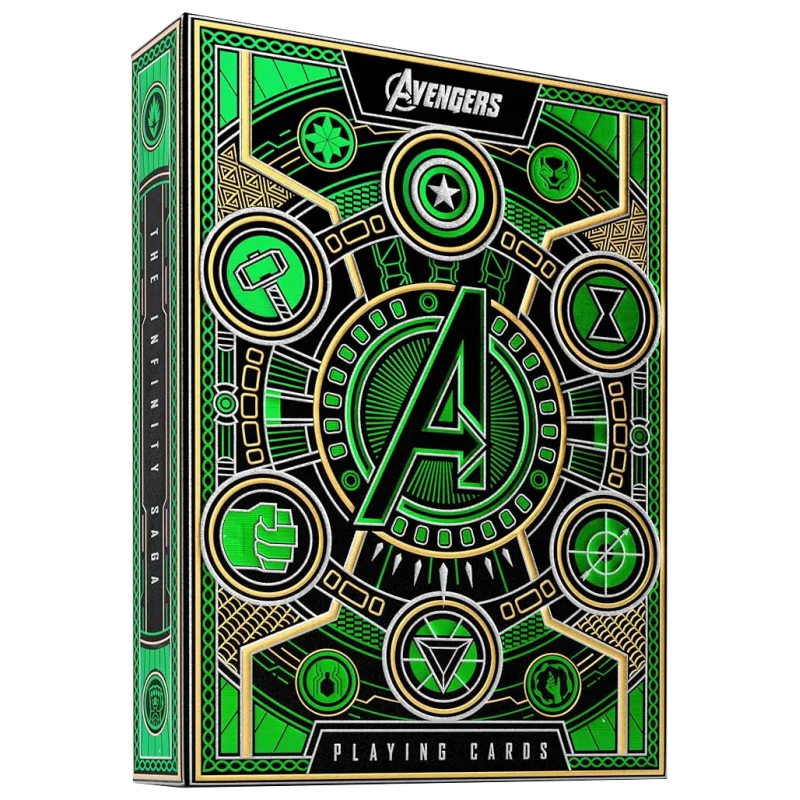 Cartes Bicycles - Avengers Vert