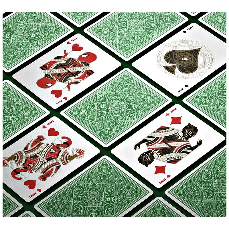 Cartes Bicycles - Avengers Vert