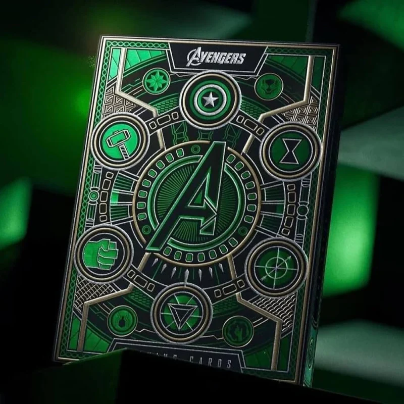Cartes Bicycles - Avengers Vert