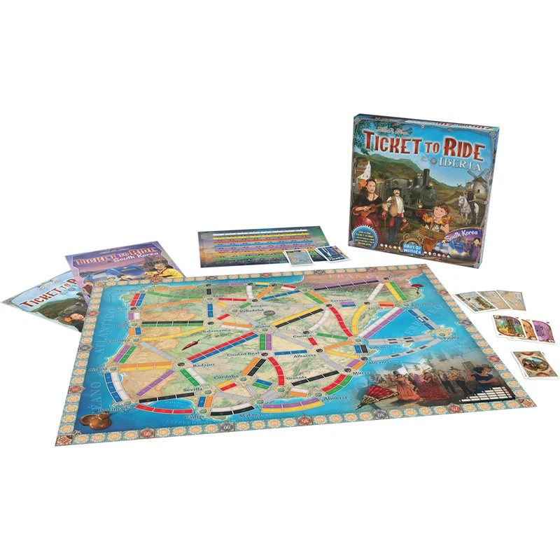 Les Aventuriers du Rail : Ibéria et Corée du Sud (Extension)