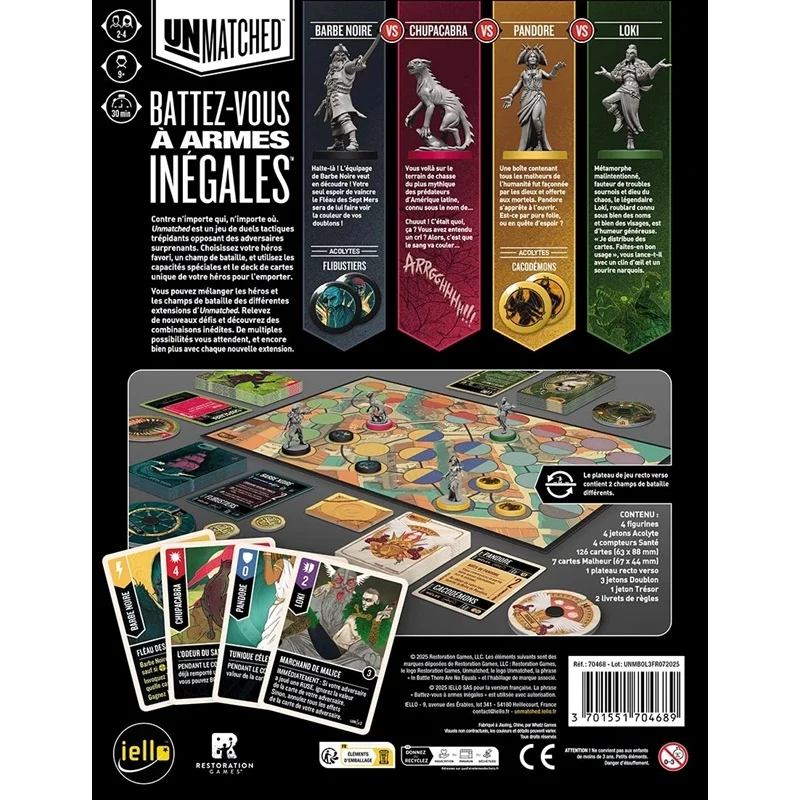 Unmatched - VOL. 3 Combat de Légendes