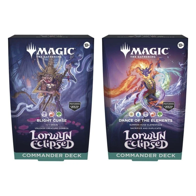 Lot 2 Commander Decks Lorwyn Eclipsé (EN)
