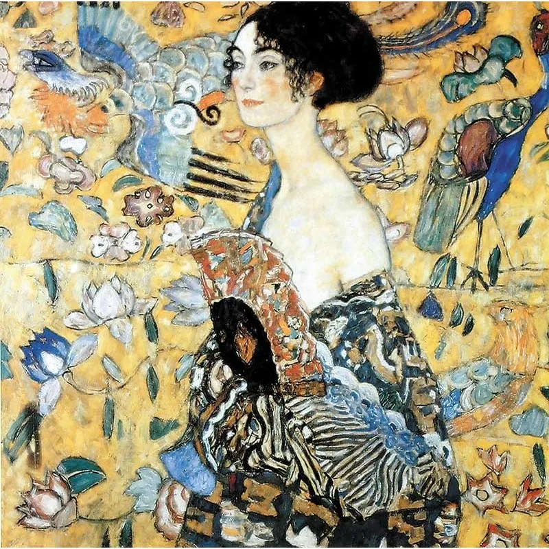 Puzzle MW - 350 p - Dame à l'éventail - Klimt