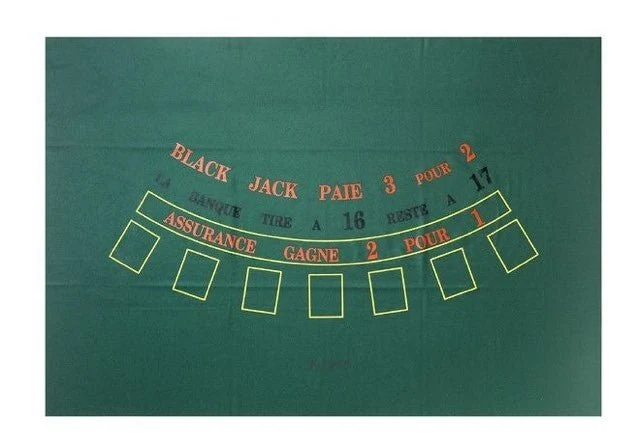 Tapis de Black-Jack - Drap de laine - DN - 130x90