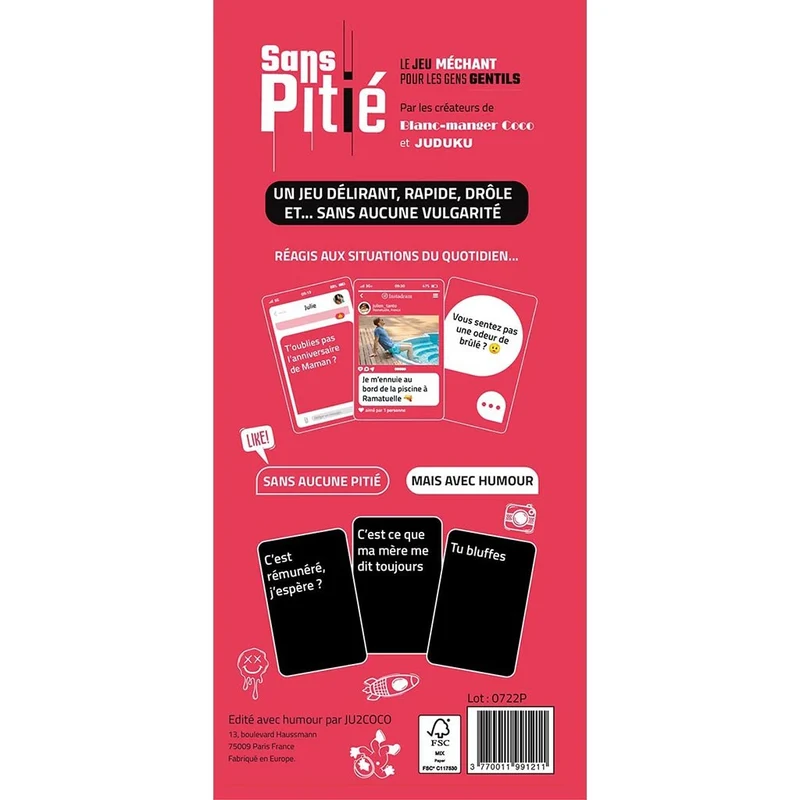 Sans Pitié: La retenue