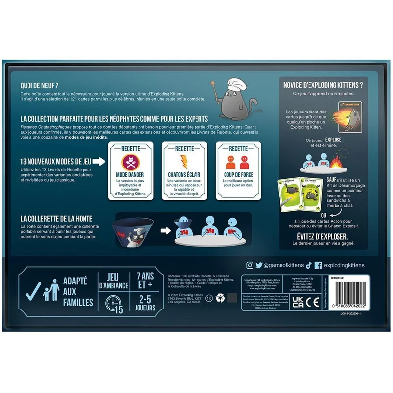 Exploding Kittens - Recettes Chatastrophiques