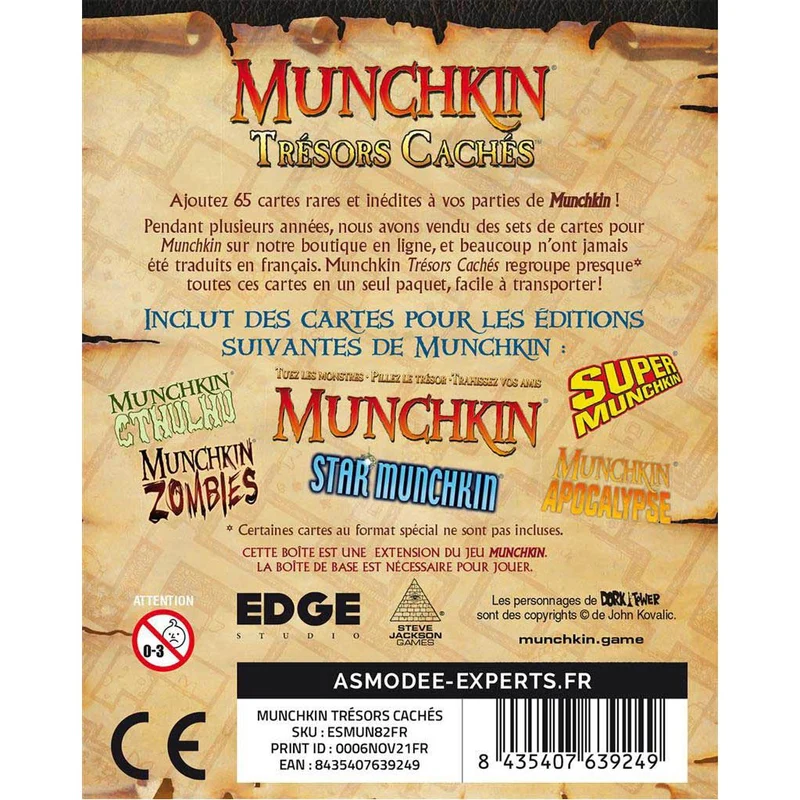 Munchkin - Trésors Cachés