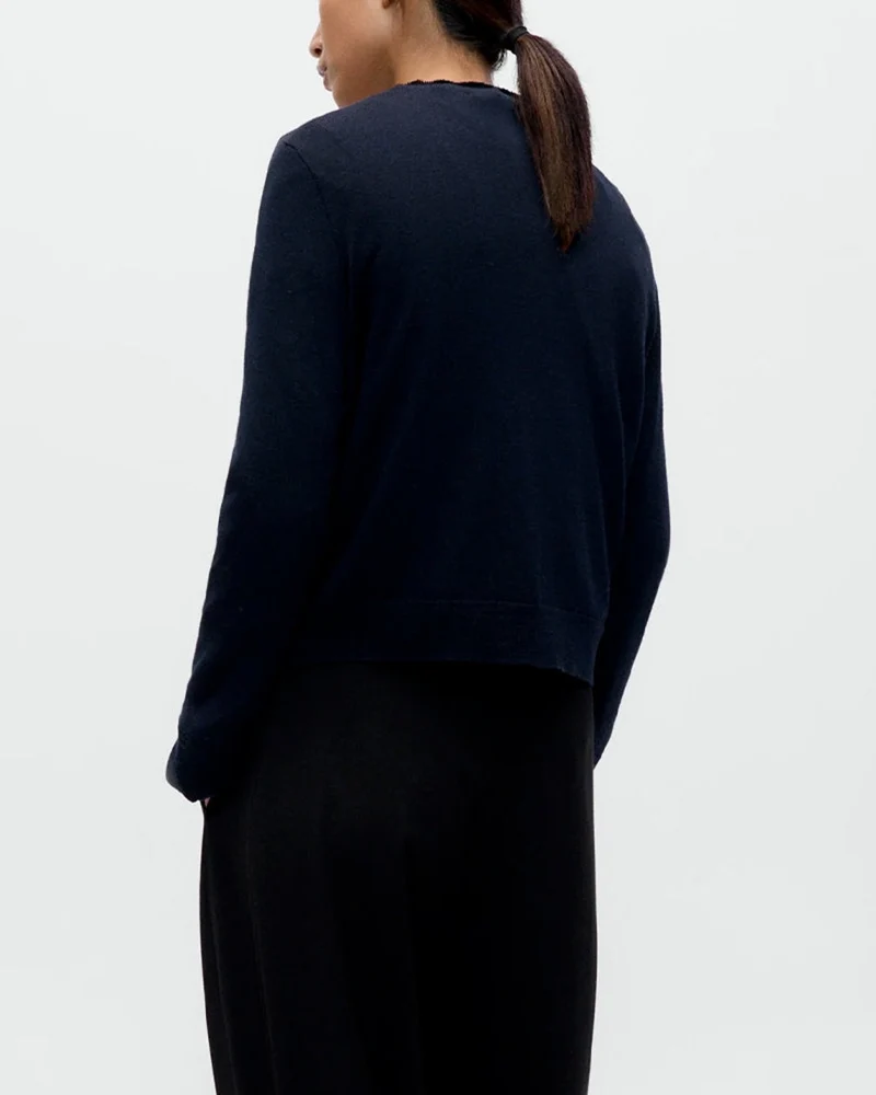 Cordera - Cardigan En Laine - Marine