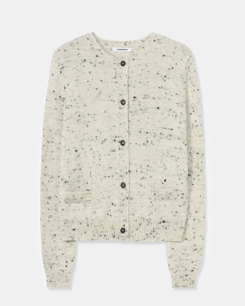 Cordera - Cardigan Flecked - Ecru