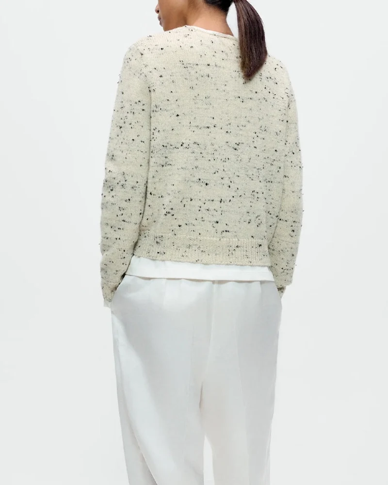 Cordera - Cardigan Flecked - Ecru
