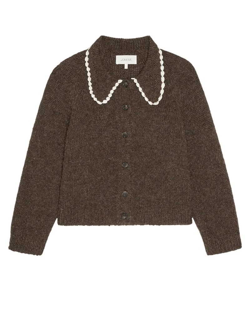 The Great - Cardigan The Crochet - Marron